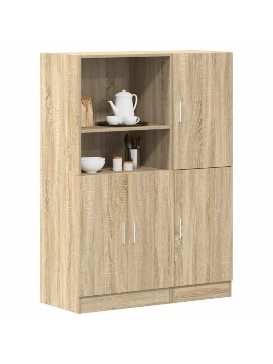 2-osainen keittiökaappisarja sonoma oak engineered wood