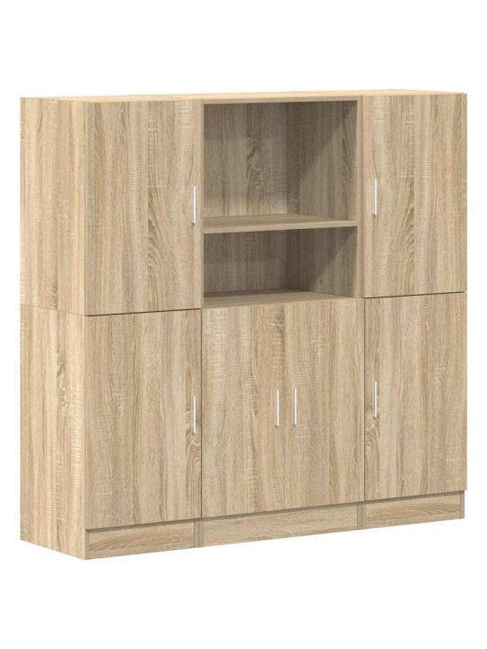 3-osainen keittiökaappisarja sonoma oak engineered wood