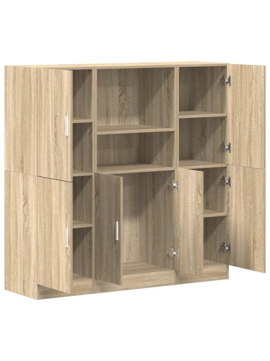 3-osainen keittiökaappisarja sonoma oak engineered wood