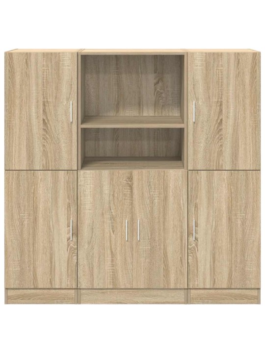 3-osainen keittiökaappisarja sonoma oak engineered wood