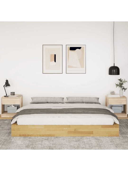 Sängynrunko ilman patjaa 180x200 cm massiivipuutammea