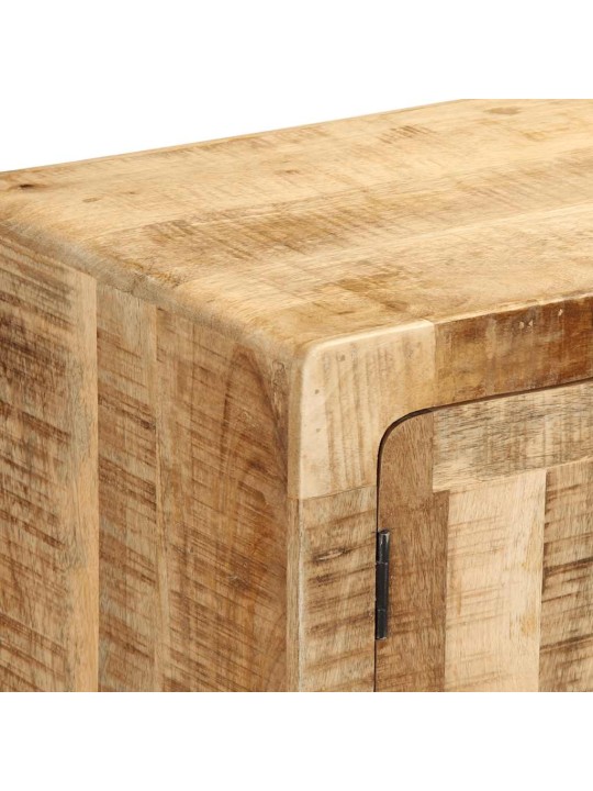 Tv-kaappi 105x46x32 cm massiivipuuta karkea mango
