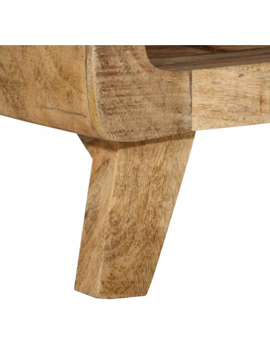 Tv-kaappi 105x46x32 cm massiivipuuta karkea mango