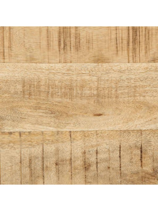Seinä-tv-kaappi 100x32x25 cm massiivipuuta karkea mango