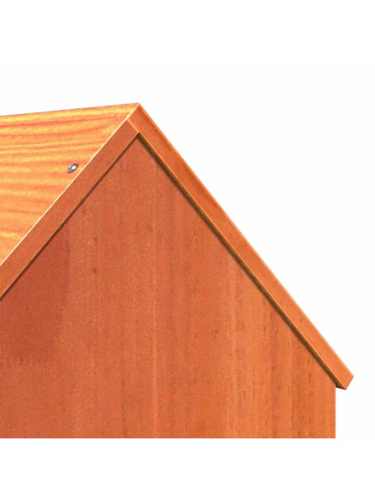 Cat house wax ruskea 41x50x50 cm massiivipuumänty