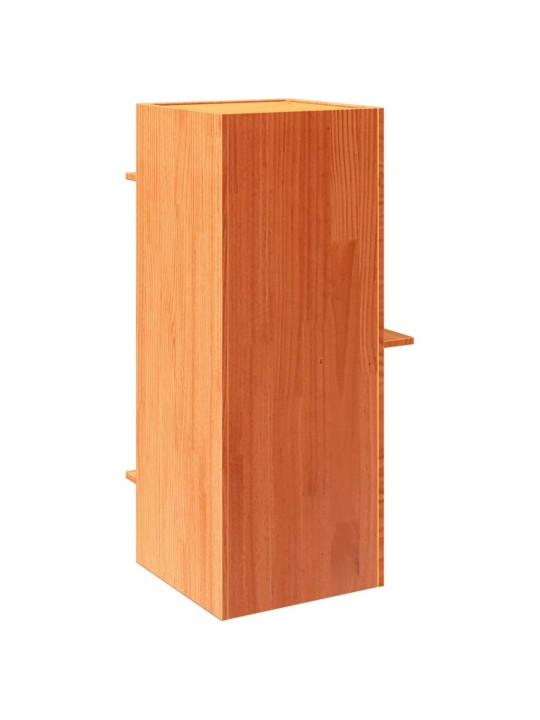 Cat house wax ruskea 43x43x90 cm massiivipuumänty