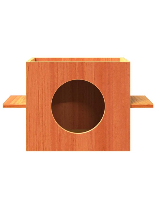Cat house wax ruskea 51x35x30 cm massiivipuumänty