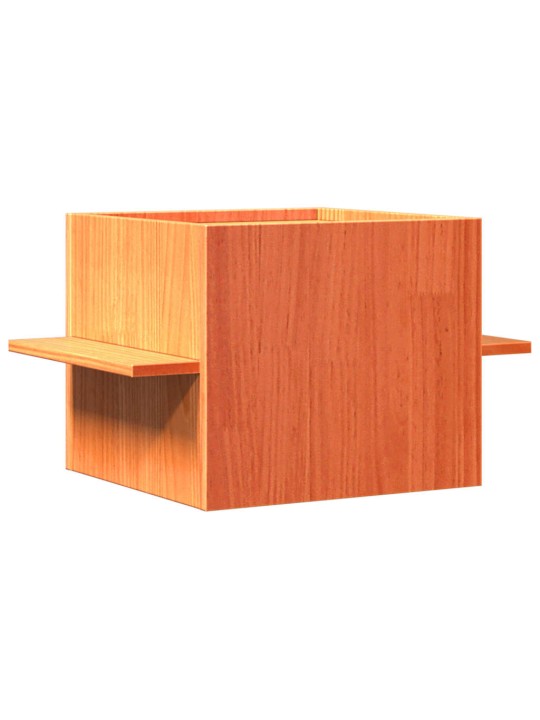 Cat house wax ruskea 51x35x30 cm massiivipuumänty