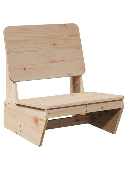 Puutarhatuolit 2 kp 60x64x70,5 cm täysi mänty