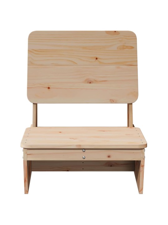 Puutarhatuolit 2 kp 60x64x70,5 cm täysi mänty