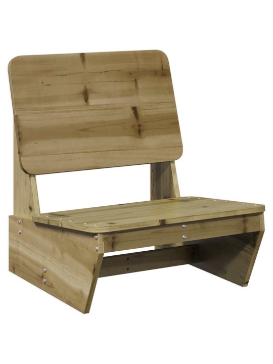 Puutarhatuolit 2 kpl 60x64x70,5 cm kyllästetty mänty