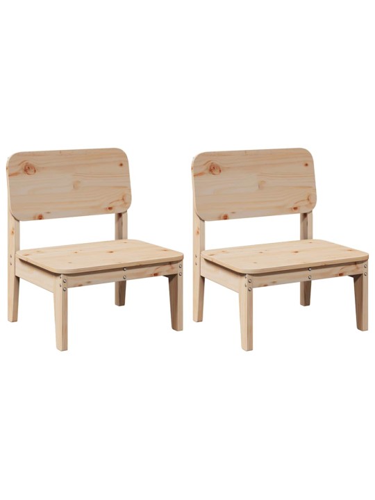 Puutarhatuolit 2 kp 60x52,5x72 cm täysi mänty