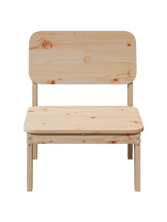 Puutarhatuolit 2 kp 60x52,5x72 cm täysi mänty