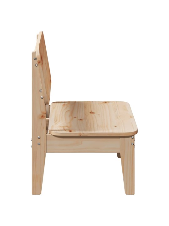 Puutarhatuolit 2 kp 60x52,5x72 cm täysi mänty