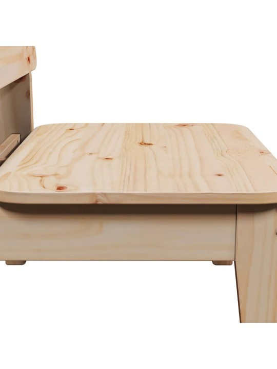 Puutarhatuolit 2 kp 60x52,5x72 cm täysi mänty