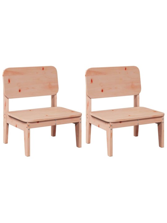 Puutarhatuolit 2 kpl 60x52,5x72 cm täysi douglaskuusi