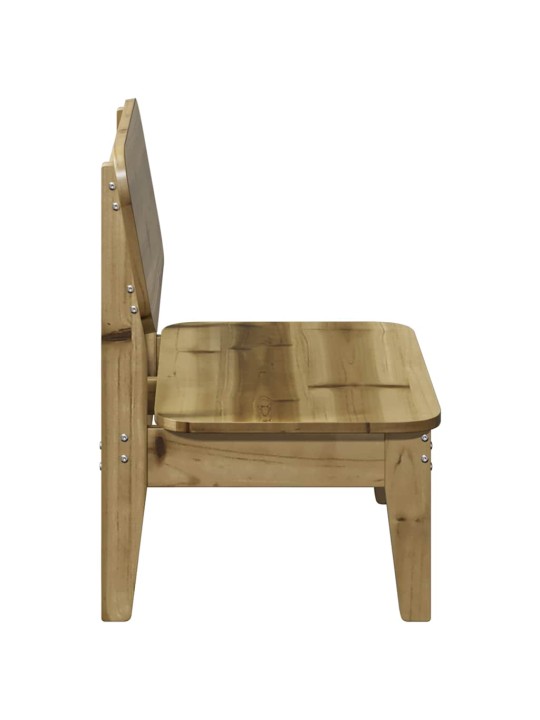 Puutarhatuolit 2 kpl 60x52,5x72 cm kyllästetty mänty