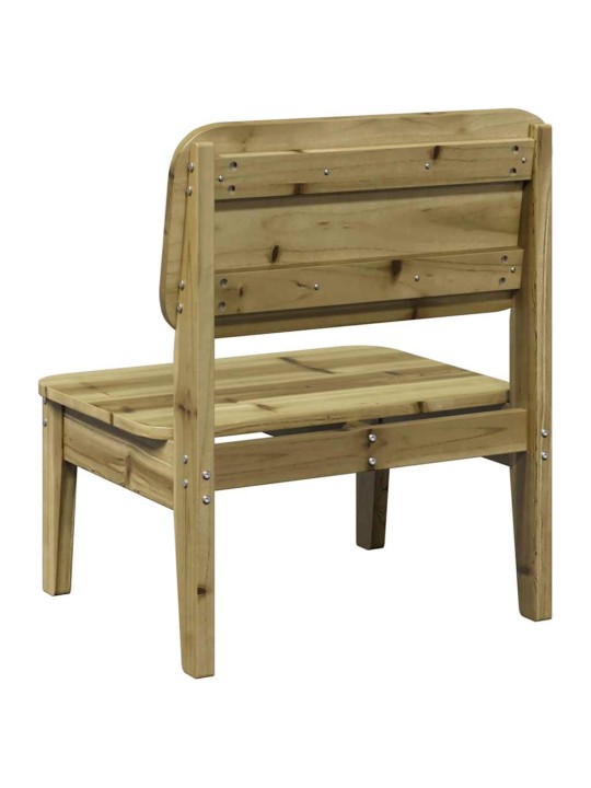 Puutarhatuolit 2 kpl 60x52,5x72 cm kyllästetty mänty