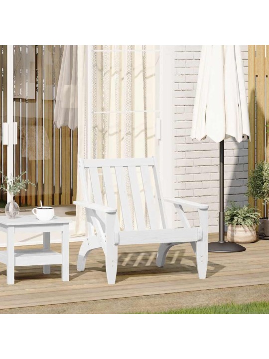 Puutarha adirondack tuoli valkoinen 75x77x77 cm