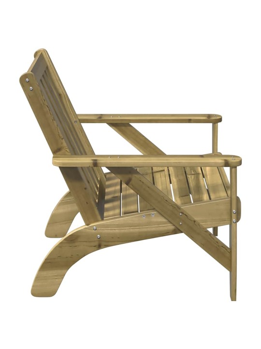 Puutarha adirondack tuoli 75x77x77 cm kyllästetty puumänty