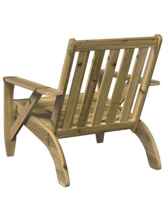 Puutarha adirondack tuoli 75x77x77 cm kyllästetty puumänty