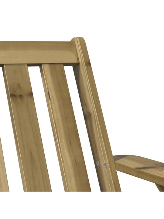 Puutarha adirondack tuoli 75x77x77 cm kyllästetty puumänty