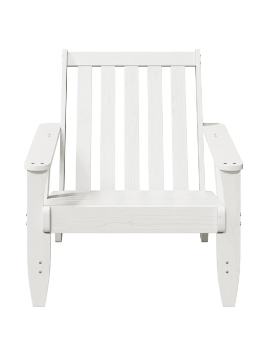 Puutarha adirondack tuolit 2 kpl valkoinen 75x77x77 cm