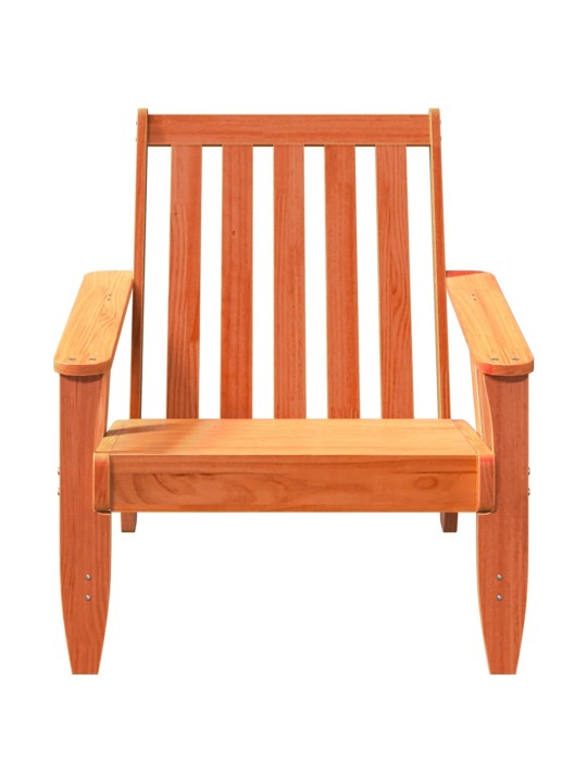 Puutarha adirondack tuolit 2 kpl vaha ruskea 75x77x77 cm