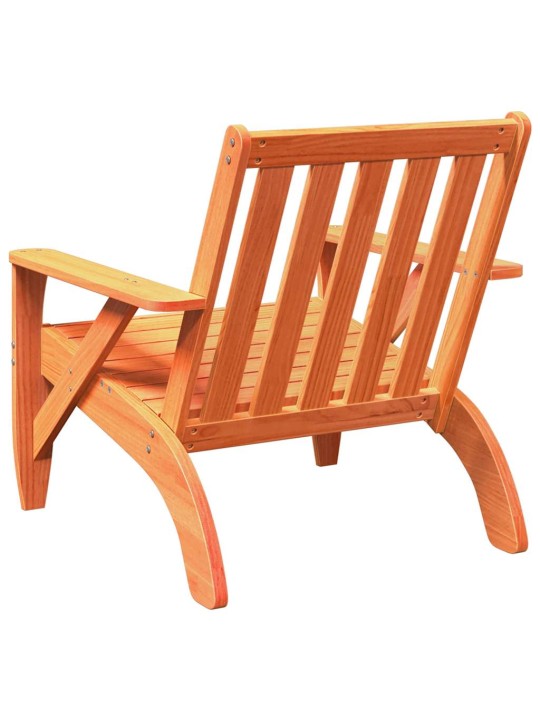Puutarha adirondack tuolit 2 kpl vaha ruskea 75x77x77 cm