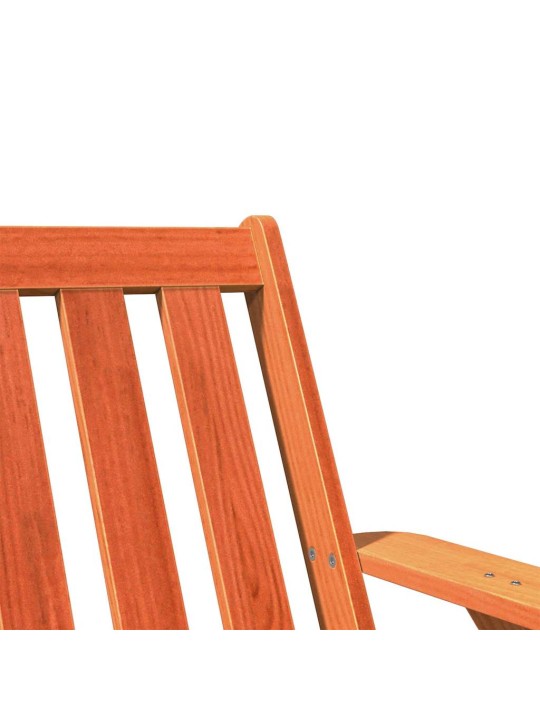Puutarha adirondack tuolit 2 kpl vaha ruskea 75x77x77 cm