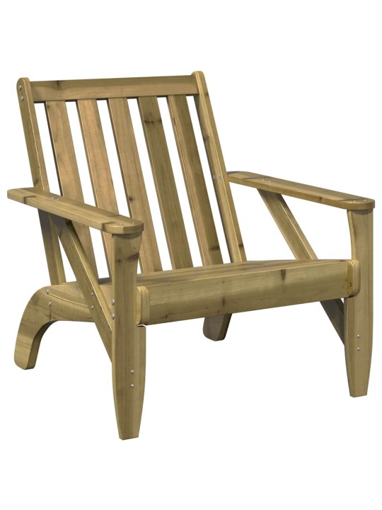 Puutarha adirondack tuolit 2kpl 75x77x77cm kyllästetty puumänty