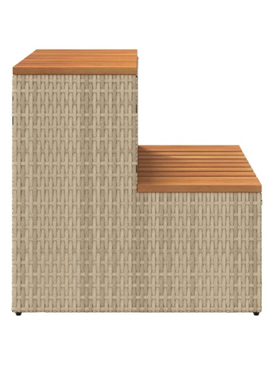 Hot tub step beige 50x50x50,5 cm polyrottinki