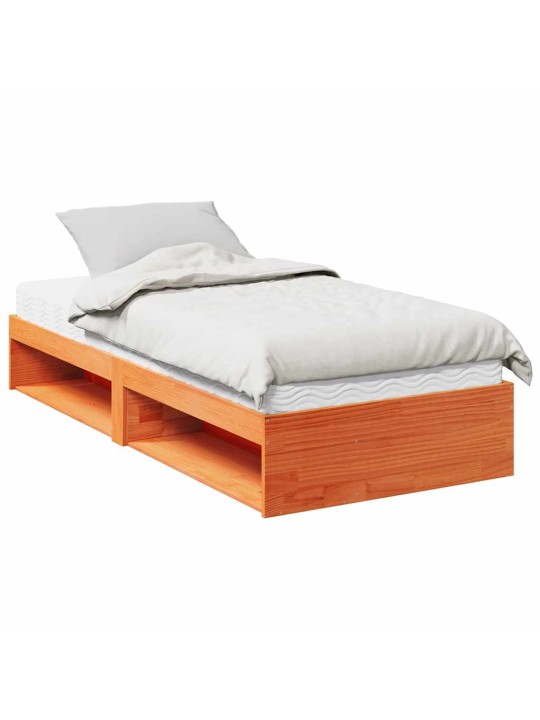 Päiväsänky patja wax ruskea 100x200 cm massiivipuu mänty