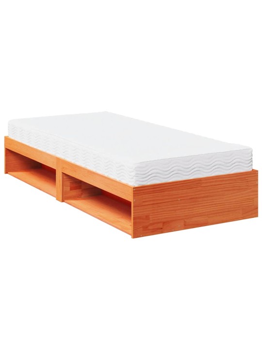 Päiväsänky patja wax ruskea 100x200 cm massiivipuu mänty