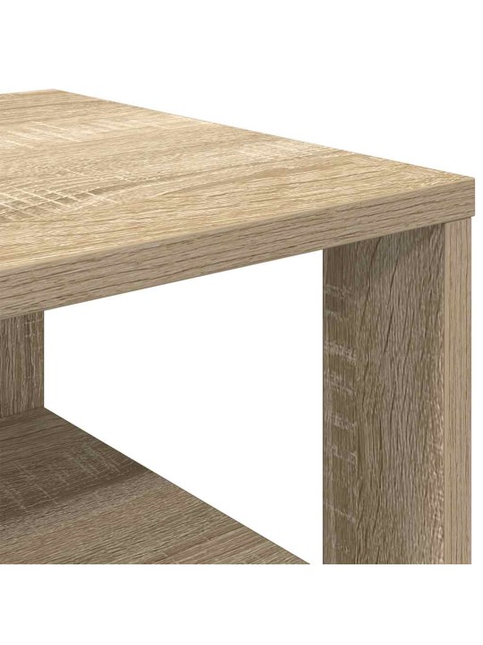 Kenkäteline sonoma oak 61x32x70 cm engineered wood