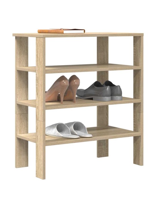 Kenkäteline sonoma oak 61x32x70 cm engineered wood