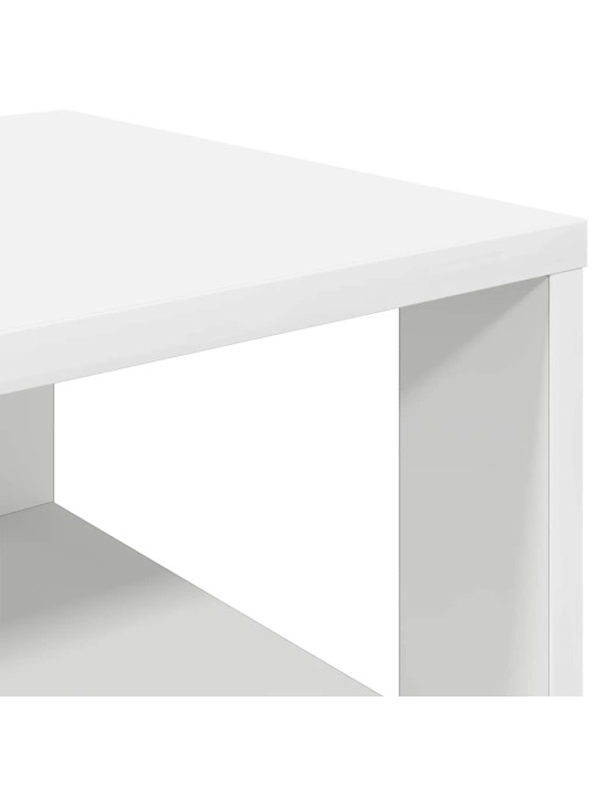 Kenkäteline valkoinen 61x32x87,5 cm tekninen puu