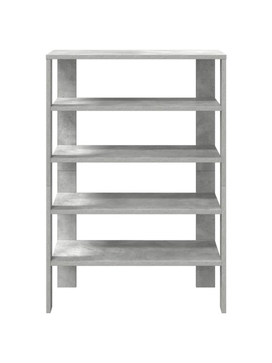 Kenkäteline betoninharmaa 61x32x87,5 cm tekninen puu