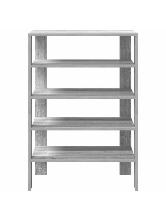 Kenkäteline harmaa sonoma 61x32x87,5 cm tekninen puu
