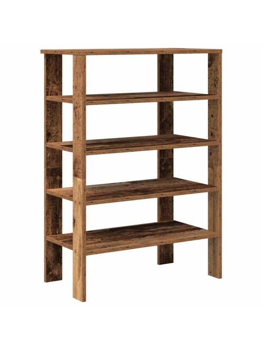 Kenkäteline vanhaa puuta 61x32x87,5 cm tekninen puu