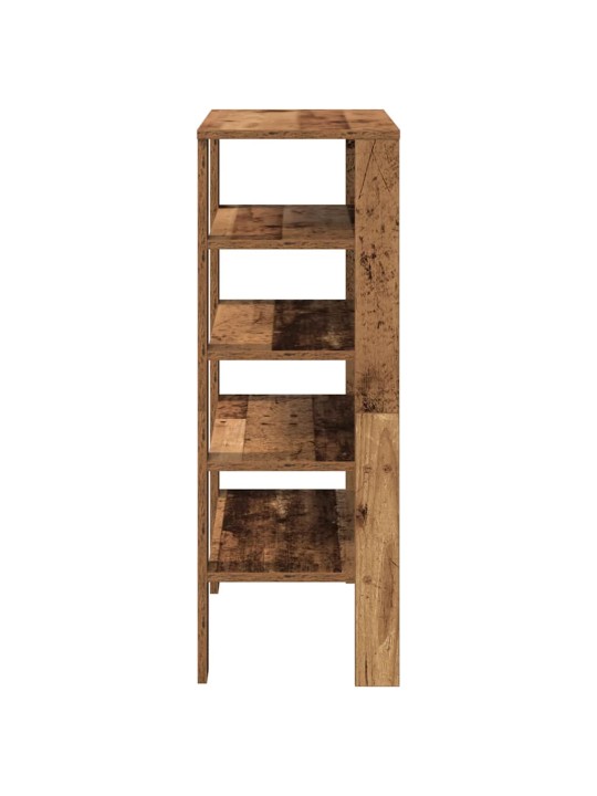 Kenkäteline vanhaa puuta 61x32x87,5 cm tekninen puu