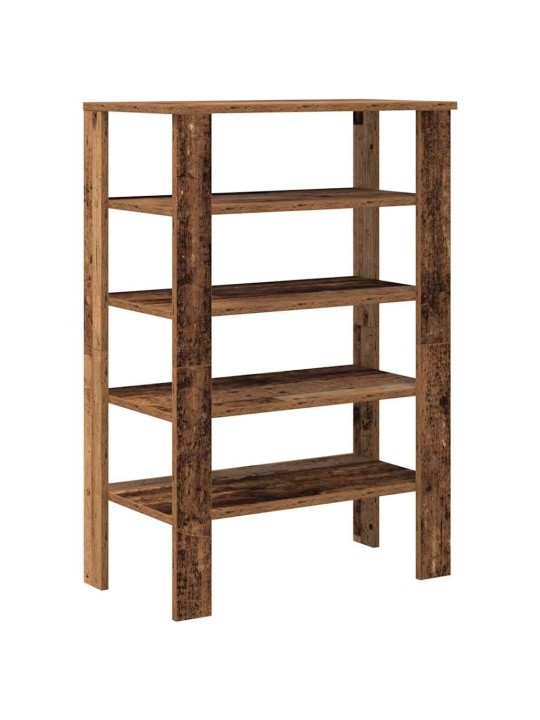 Kenkäteline vanhaa puuta 61x32x87,5 cm tekninen puu