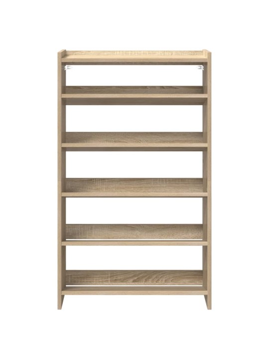 Kenkäteline sonoma oak 60x25x100 cm engineered wood