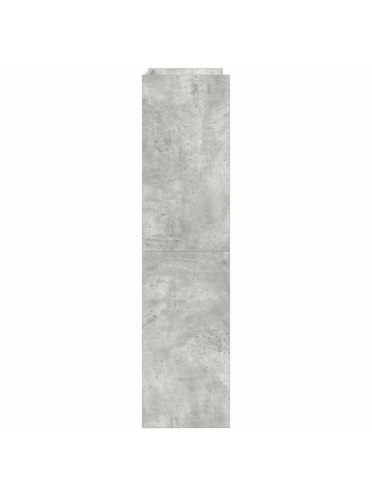 Kenkäteline betoninharmaa 60x25x100 cm tekninen puu