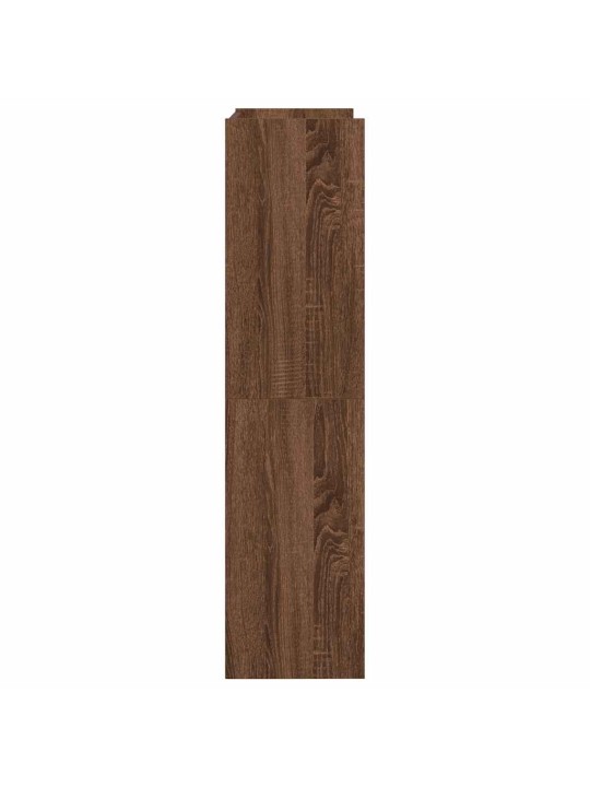 Kenkäteline ruskea tammi 60x25x100 cm tekninen puu