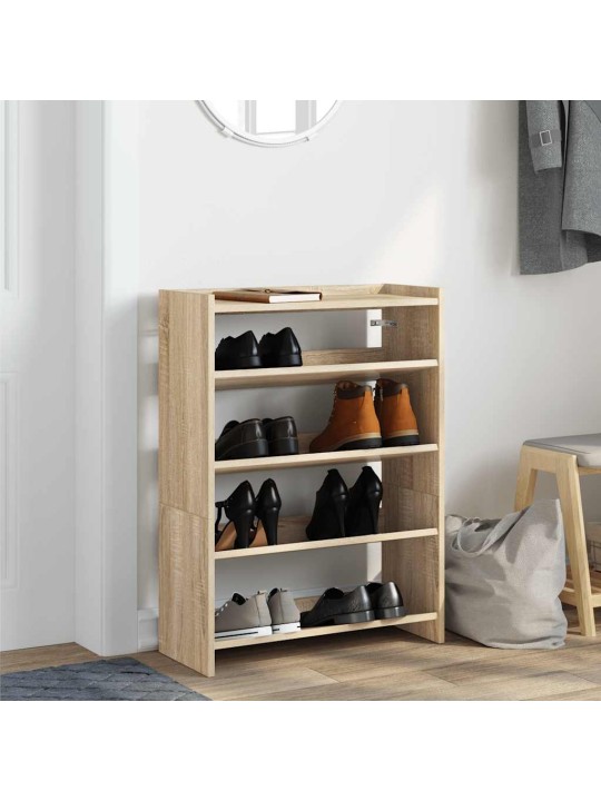 Kenkäteline sonoma-tammi 60x25x81 cm tekninen puu