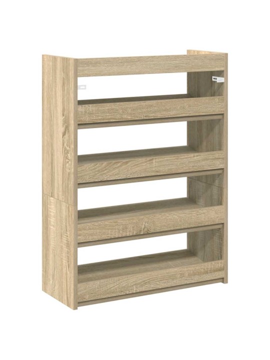 Kenkäteline sonoma-tammi 60x25x81 cm tekninen puu