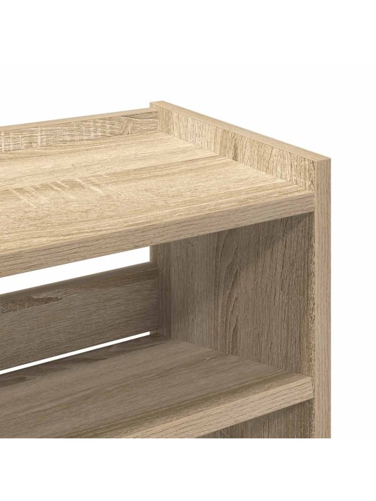 Kenkäteline sonoma-tammi 60x25x81 cm tekninen puu
