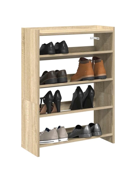 Kenkäteline sonoma-tammi 60x25x81 cm tekninen puu