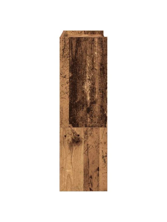 Kenkäteline vanhaa puuta 60x25x81 cm lastulevy